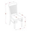 7 Piece Kitchen Table & Chairs Set Consist of a Rectangle Dining Room Table with Butterfly Leaf and 6 Dining Chairs, Linen White-892357133-918535339