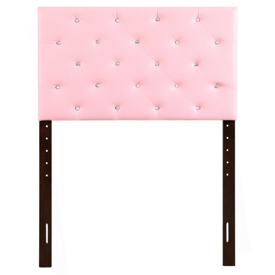 Tête de lit simple, rose