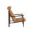 Upholstered Armchair - Brown