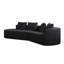 Canapé modulaire surdimensionné en chenille surdimensionné Boneless-1912830922