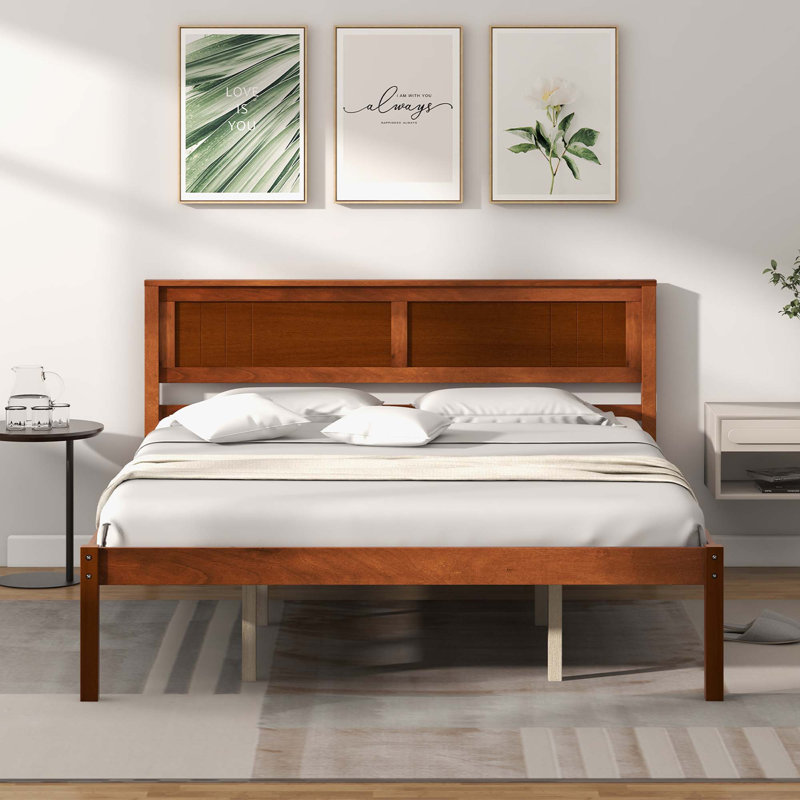 Argusta Platform Bed, Queen, Walnut