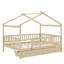 Lit double en bois avec deux tiroirs-2147075566