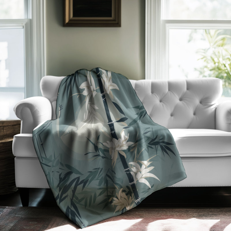 Bambou tissé - couverture 1 pièce, L 60 po x l 50 po