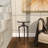 Carolan Glass Cross Legs End Table-1504719208