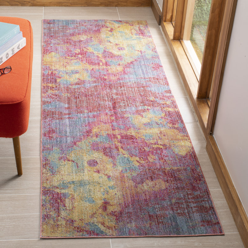 Langton Performance Abstract Rug, Runner 2'9" X 8'