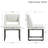 Markque 18.3" H Boucle Upholstered Sled Base Side Chair with Metal Frame-1421869101
