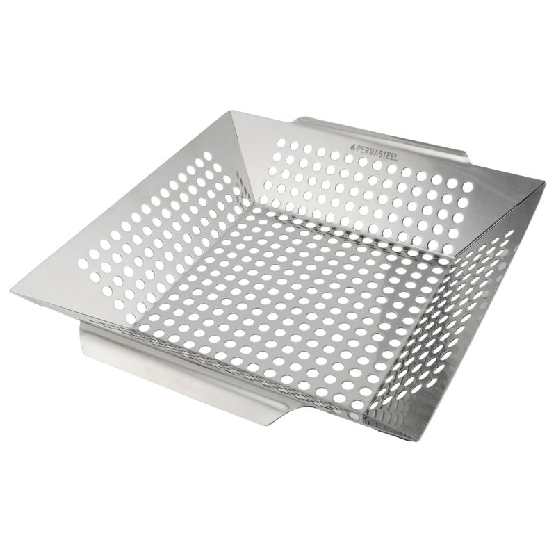 Permasteel Heavy Duty Large Grilling Basket