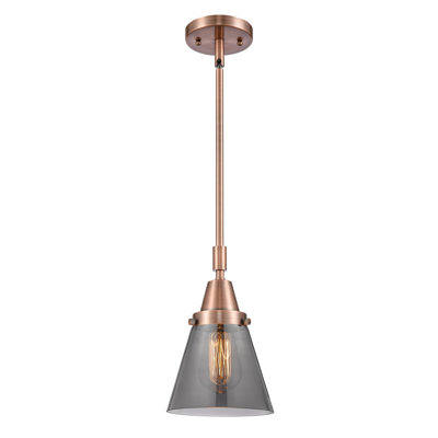 Luminaire suspendu conique 1 lumière Ashwath