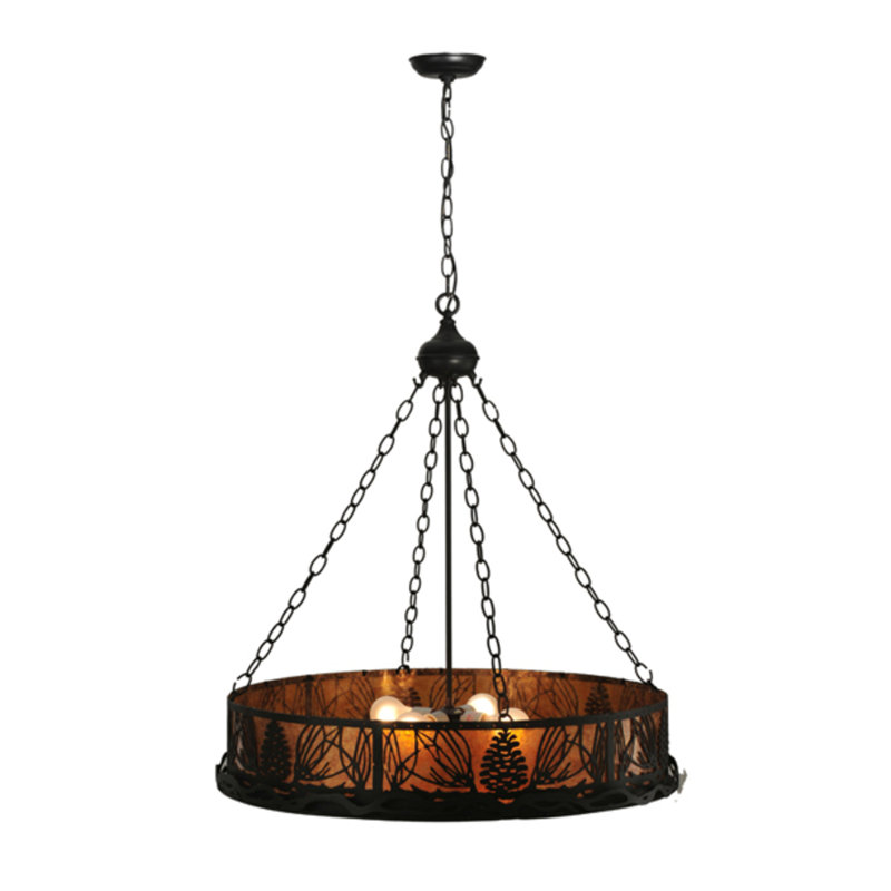 Mountain Pine 8 - Light Chandelier, 39" H x 48" W x 48" D