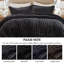 Ensemble d'édredon 3 pièces en fausse fourrure Duke-884854583-884854581