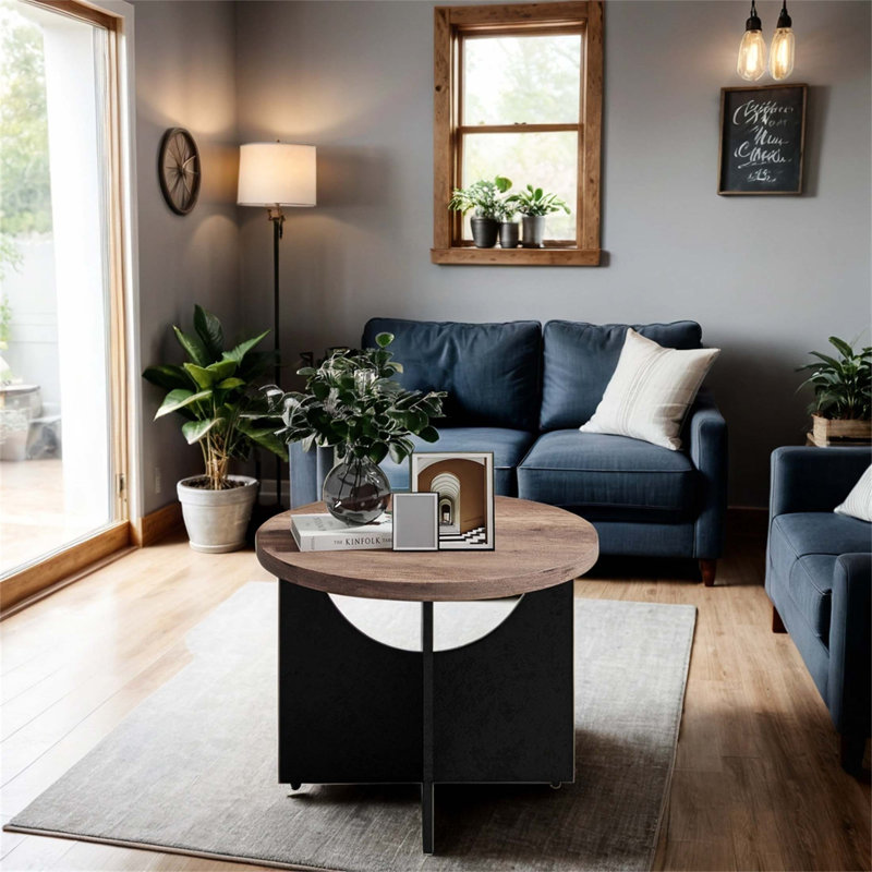 23,62 po de style moderne et rétro rond pour le salon et la chambre à coucher