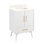 24" Novak Single Bathroom Vanity Set with Rectangular Undermount Sink