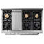 Professional 48" Freestanding Gas Range with Griddle