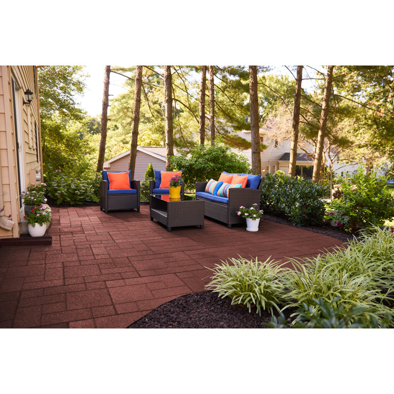 GroundSmart 24-in Red Dual-Sided Paver (4)
