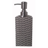 Gray Chevron Soap Dispenser