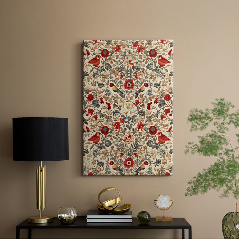 Série WG-MRRIS CLXV - Toile tendue avec châssis Premium - Prêt à être accroché, H 18 po x l 12 po