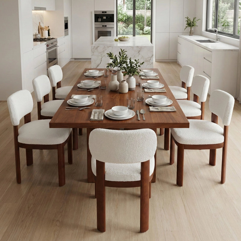 Ensemble de 8 chaises en bois, 8
