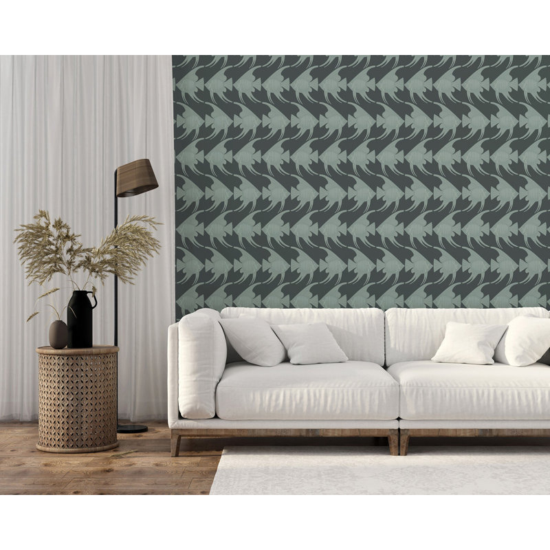 Angel Fish - Black Wallpaper