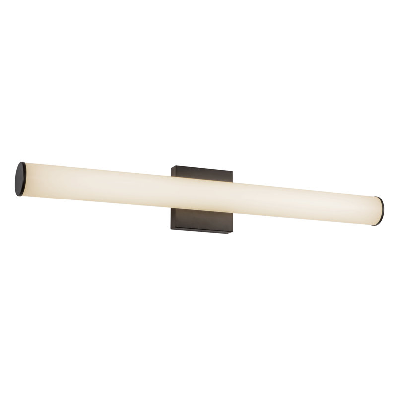 Rico 30-in Black dimmable LED Wall Sconce, Matte Black