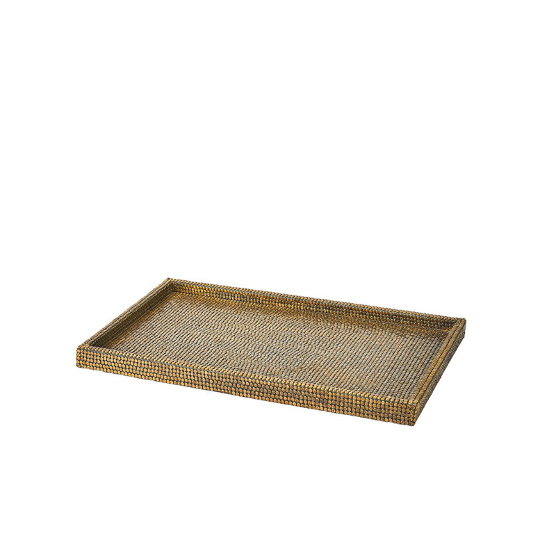 Decorative Tray, 1.25" H x 21" W x 13" D