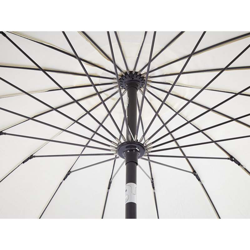 Anagabriela 255cm Market Parasol, Light Beige