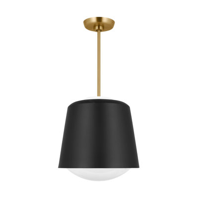 Draper Single Light Steel Dimmable Pendant