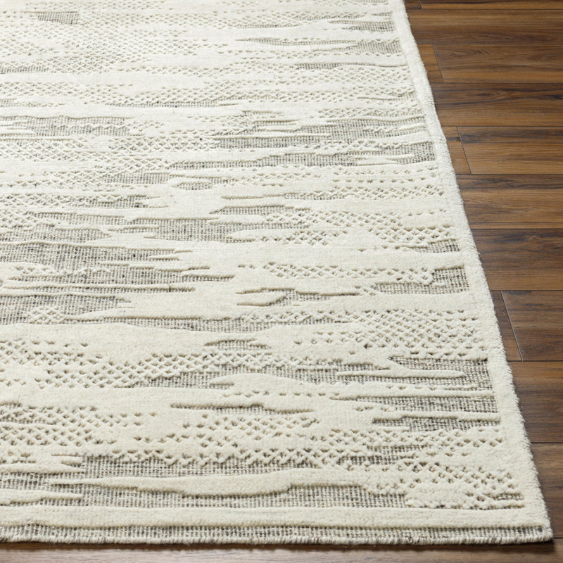 Tunus Wool Abstract Area Rug, Rectangle 8' x 10'