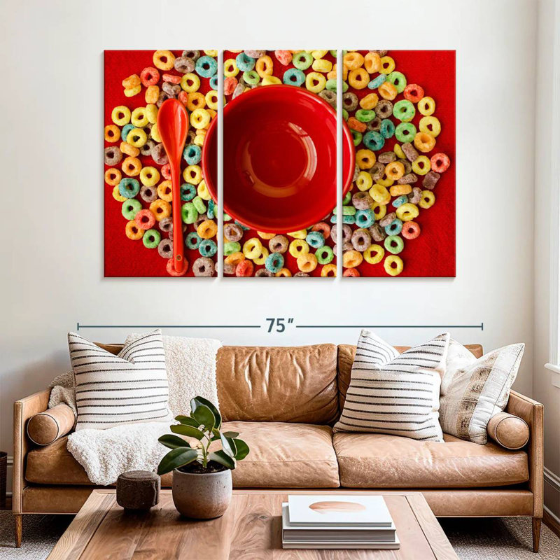 Yarlin Fruit Cereal Loops, 42" H x 65" W