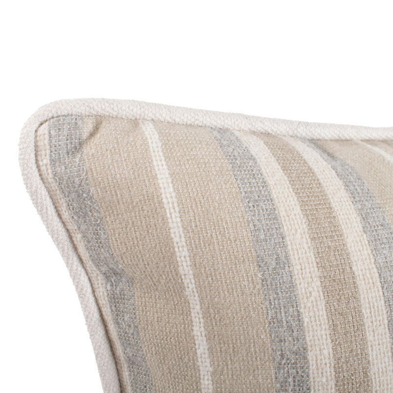 Coussin intérieur / extérieur Dune, Sable, H 14 po x l 22 po, Rectangulaire