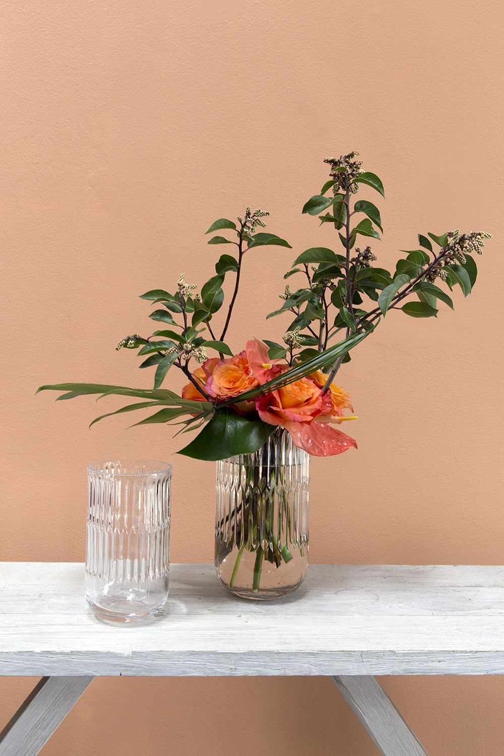Eldin Table Vase, 9.75" H x 5.25" W x 5.25" D