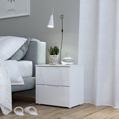 Mikynlee 50.4cm W Manufactured Wood Bedside Table