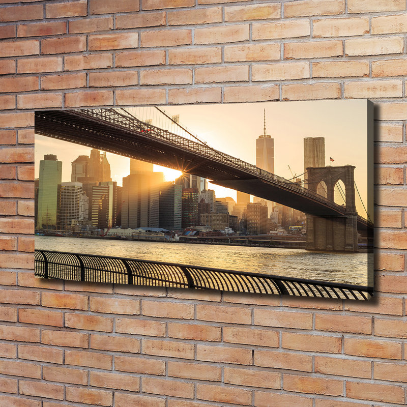Brooklyn Bridge - Wrapped Canvas Print