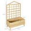 Lit de jardin surélevé en bois 3 pi x 1,5 pi Ealy