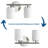 2-Light Polished Nickel Bath Vanity Light with Etched Glass Shades-238427282
