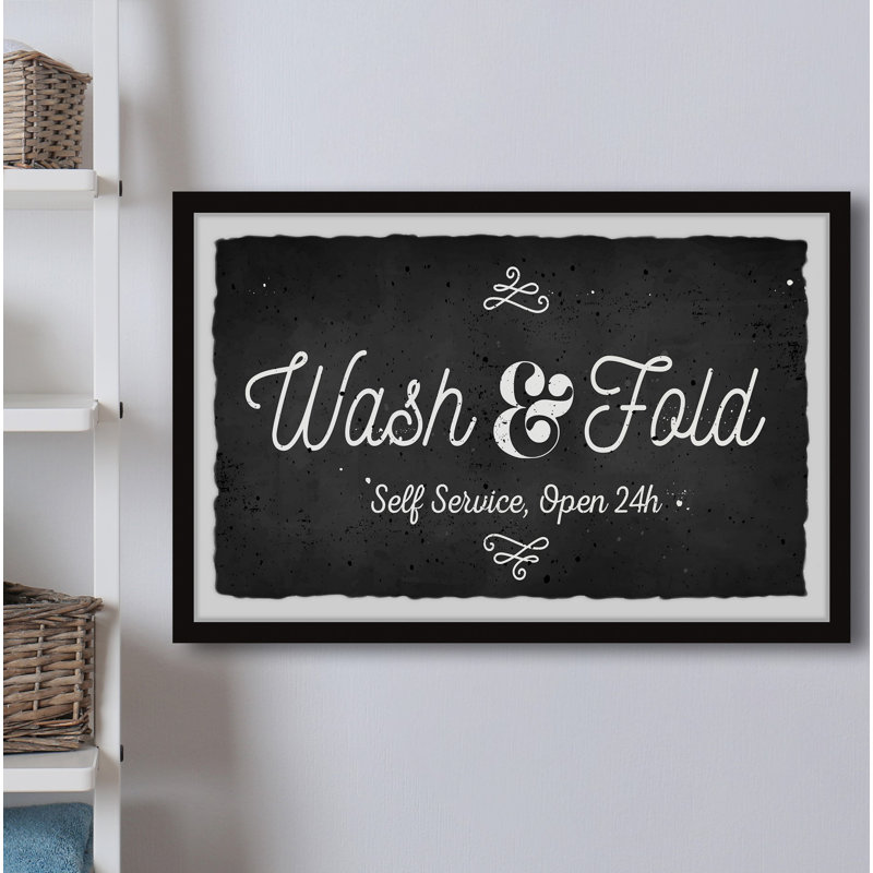 Wash and Fold 1 Piece Single Picture Frame Wall Art, 20cm H x 30cm W x 3.81cm D
