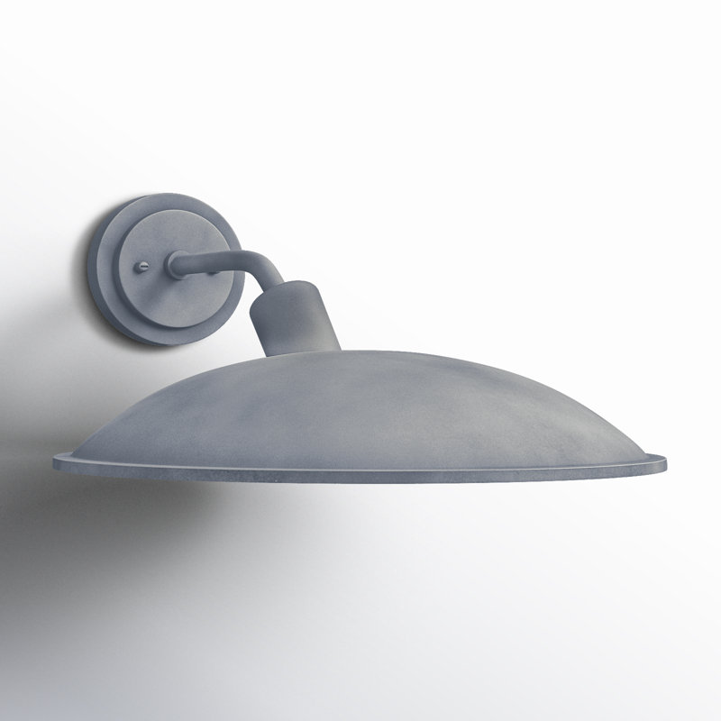 Bourke Wall Light, Weathered Zinc, 10.75" H x 15.5" W x 19.5" D
