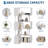 Space-Saving L-Shaped 6-Tier Corner Bookshelf-434413093