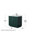 Ensemble de meuble-lavabo simple 36 po avec plateau en marbre Miranda-407610941-407610919