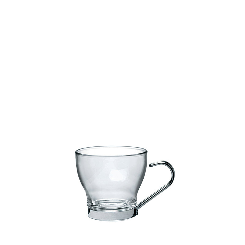 3,5 oz. Oslo Tasse à espresso avec poignée en acier inoxydable