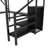 Queen Size Loft Bed With L Shaped Desk, LED Light And USB For Kids Teens Adults
