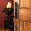 Boulder Handleset with Single Cylinder Deadbolt and Door Knob and Rosette-328963196-327633091-327633863