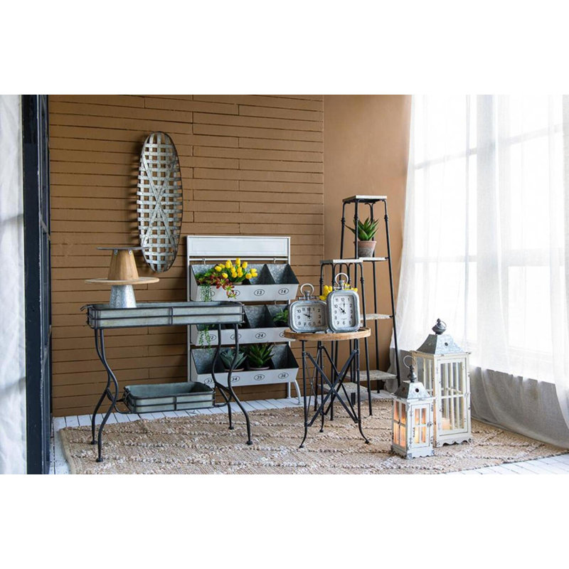 Kieger 29.9'' W Metal Storage Rack