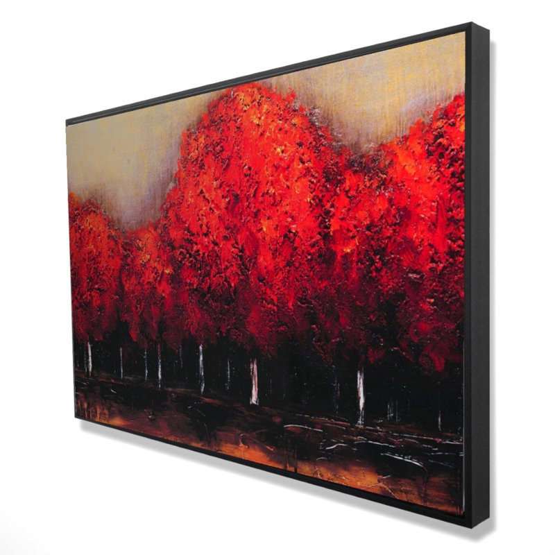 " Red Dark Trees "