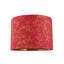 Modern Soft Cotton Fabric Lamp Shade with Shiny Foil Floral Decoration-938199285-977353221