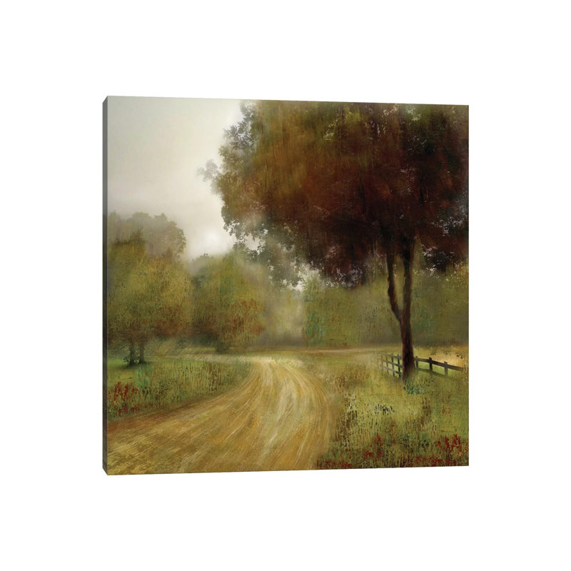 Country Road by Nan - Painting on Canvas, Wrapped Canvas, 66.04 cm H x 66.04 cm W x 3.175 cm D