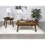Table basse carrée en bois