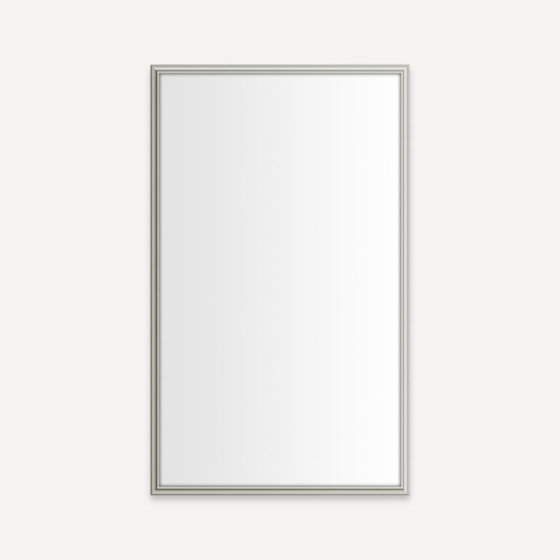 Miroir de salle de bain Main Line, Nickel poli, H 40 po x l 16 po x P 1,63 po