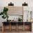 3-Light Industrial Drum Hand-Painted Distressed Semi-Flush Mount-1316247106