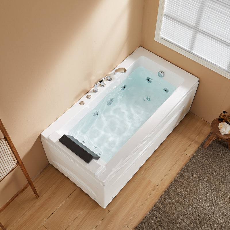 Baignoire tourbillon 59 "avec drain à droite, Oui