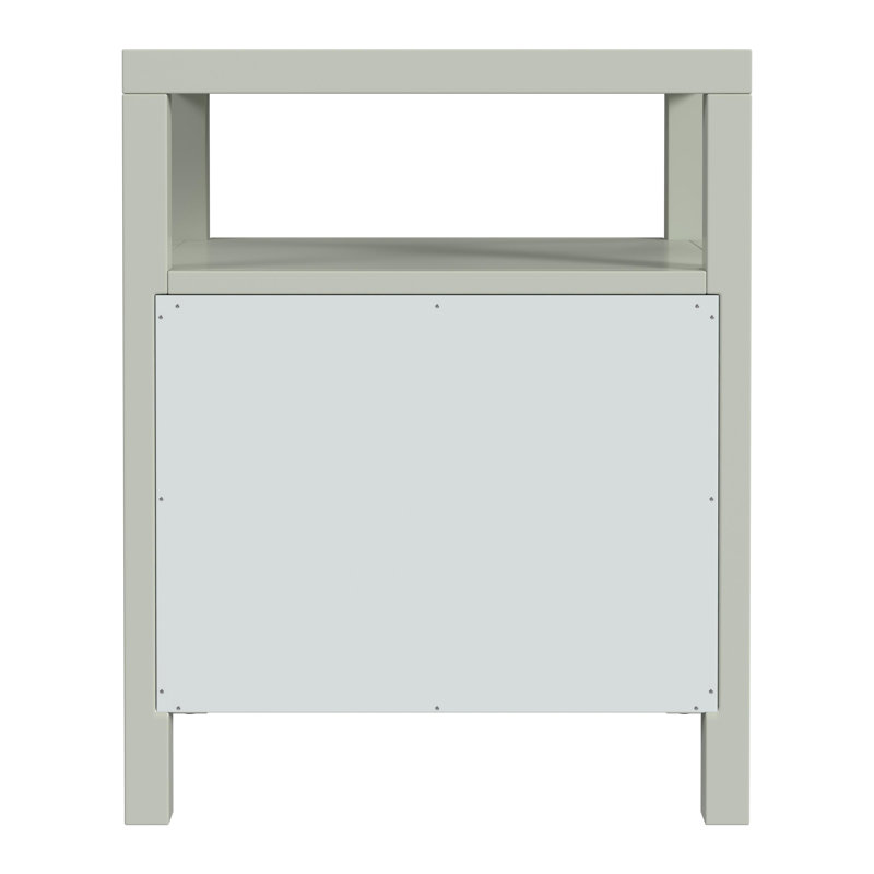 Nora 2-Drawer Nightstand, Sage Green